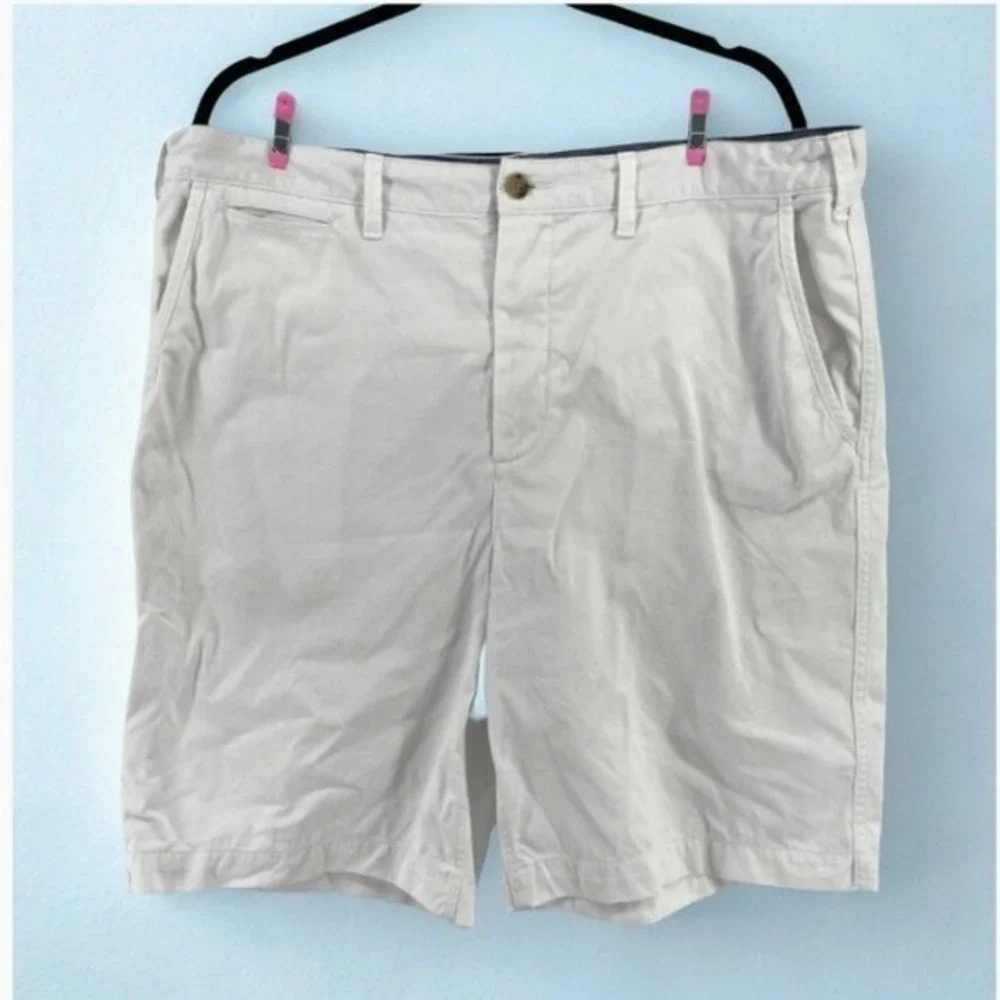 Polo Ralph Lauren Chino‎ Shorts Men's 38 White Relaxed Fit Preppy Casual